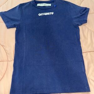 Off-White Blue Short Sleeve Tee